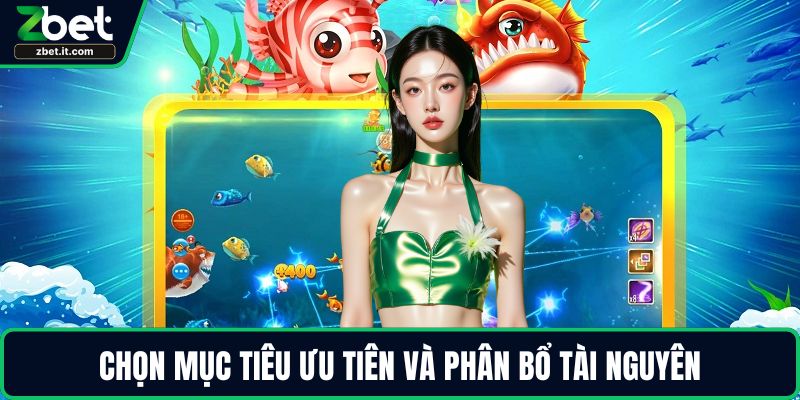 Chọn mục tiêu ưu tiên và phân bổ tài nguyên