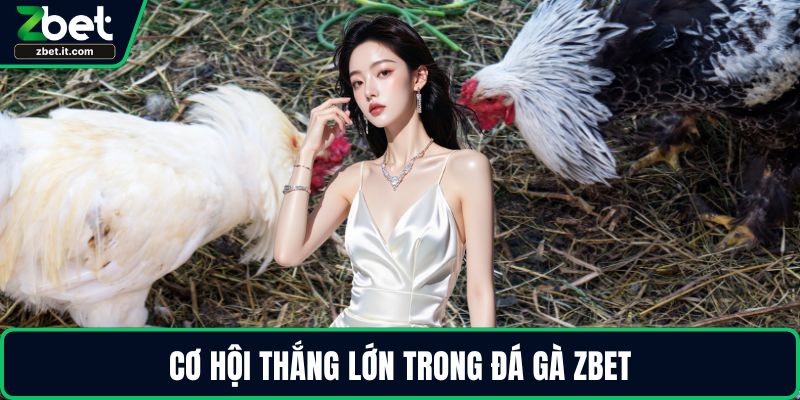 Cơ hội thắng lớn trong đá gà ZBET